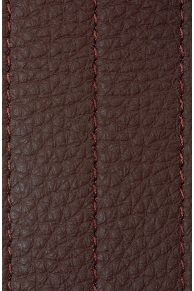 Horse Buckle Belt, Alternate, color, DARK BROWN