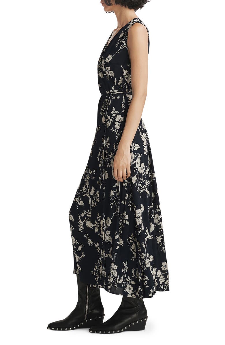 rag & bone Mabel Floral Dress, Alternate, color, Blue Multi