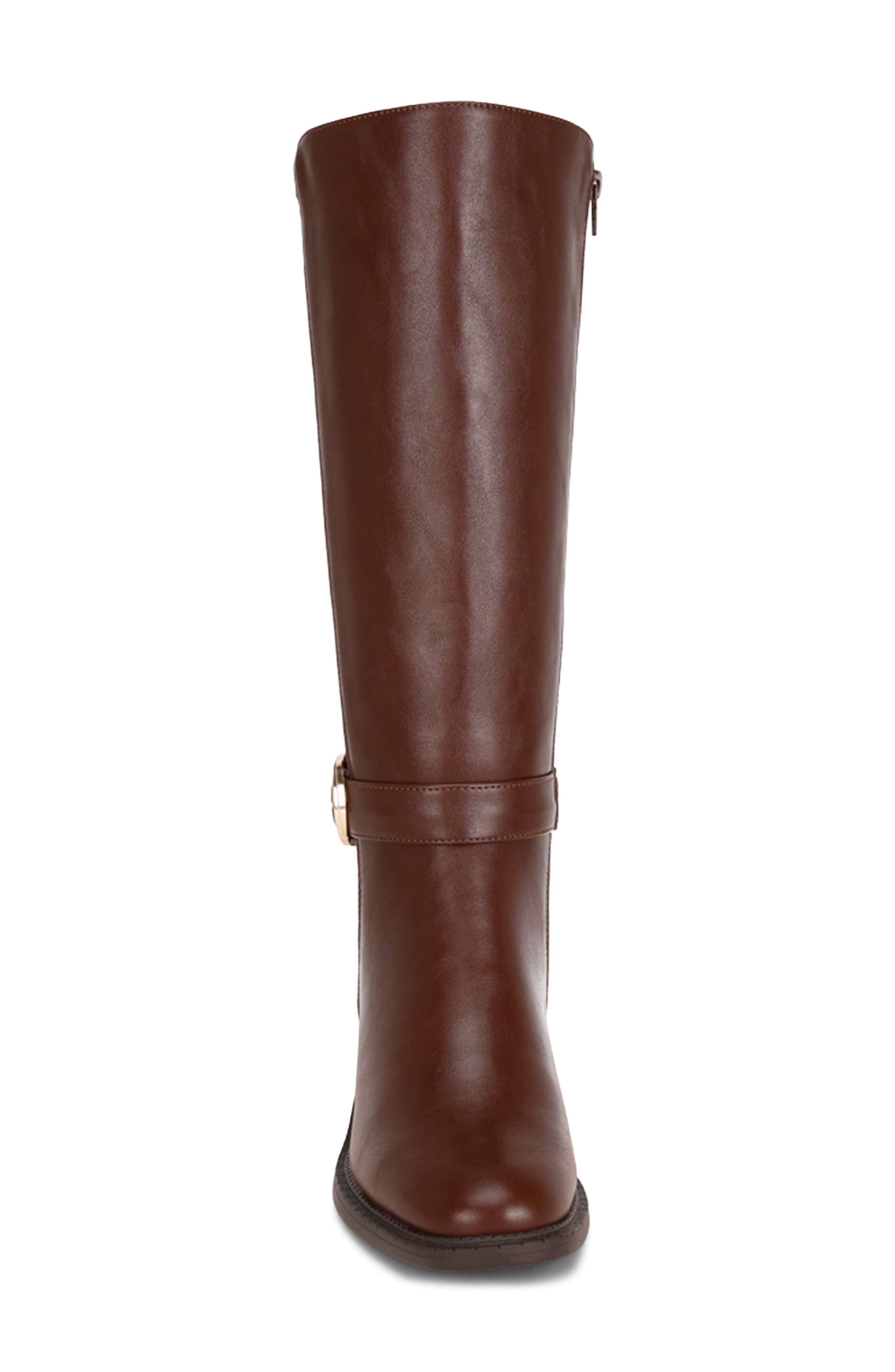 Lewang Leather Knee High Boot, Alternate, color, BROWN SMOOTH