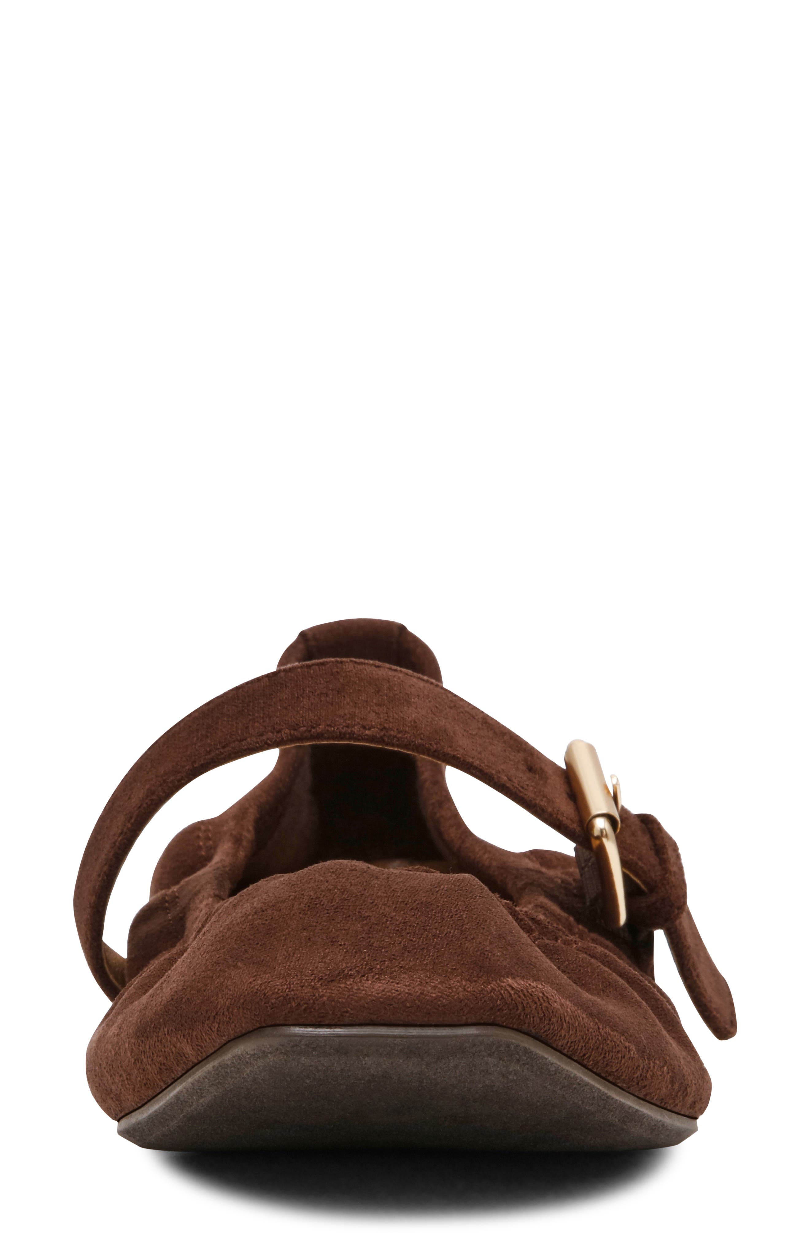 Marria Mary Jane Flat, Alternate, color, BROWN