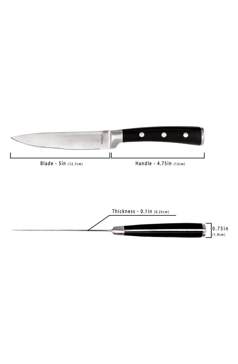 BergHOFF 12-Piece Knife Set, Alternate, color, Black