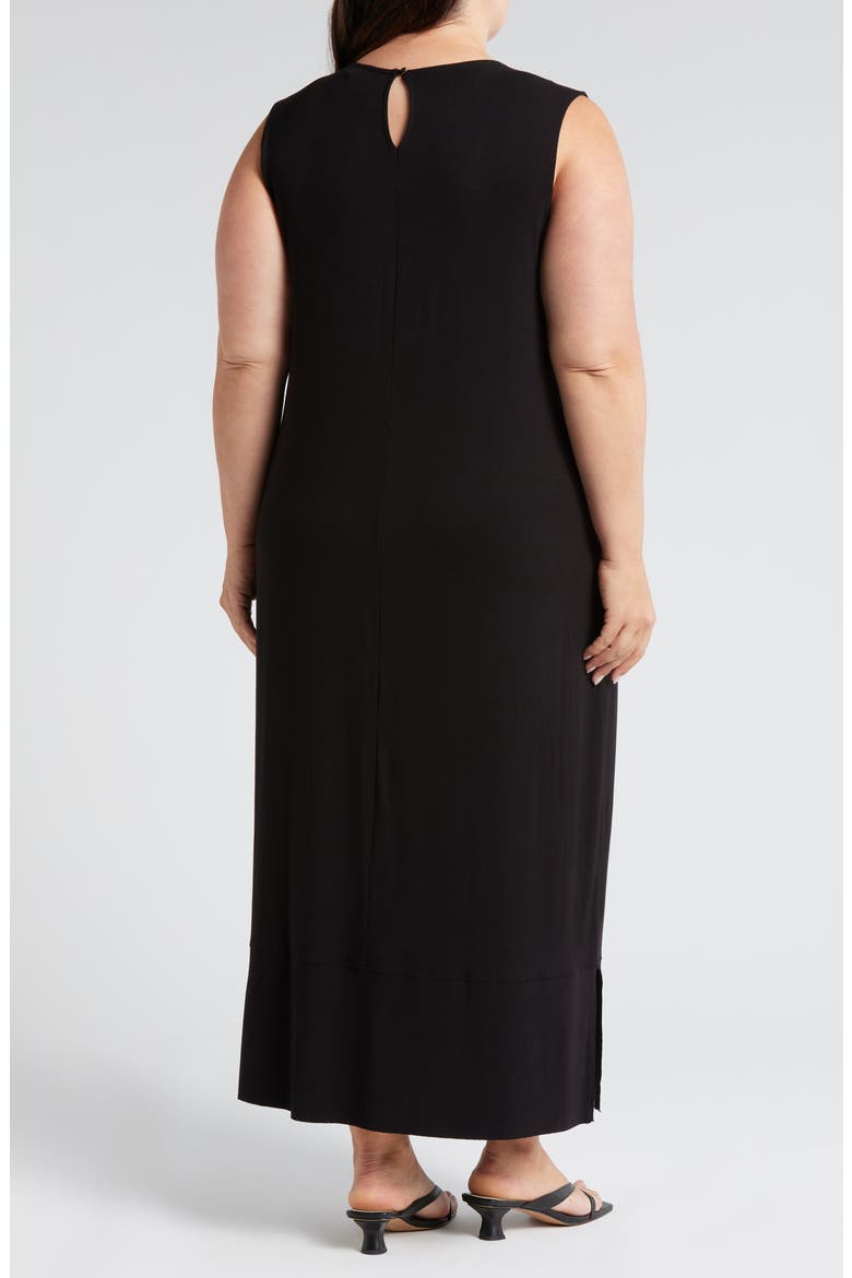Claremont Midi Shift Dress, Alternate, color, BLACK