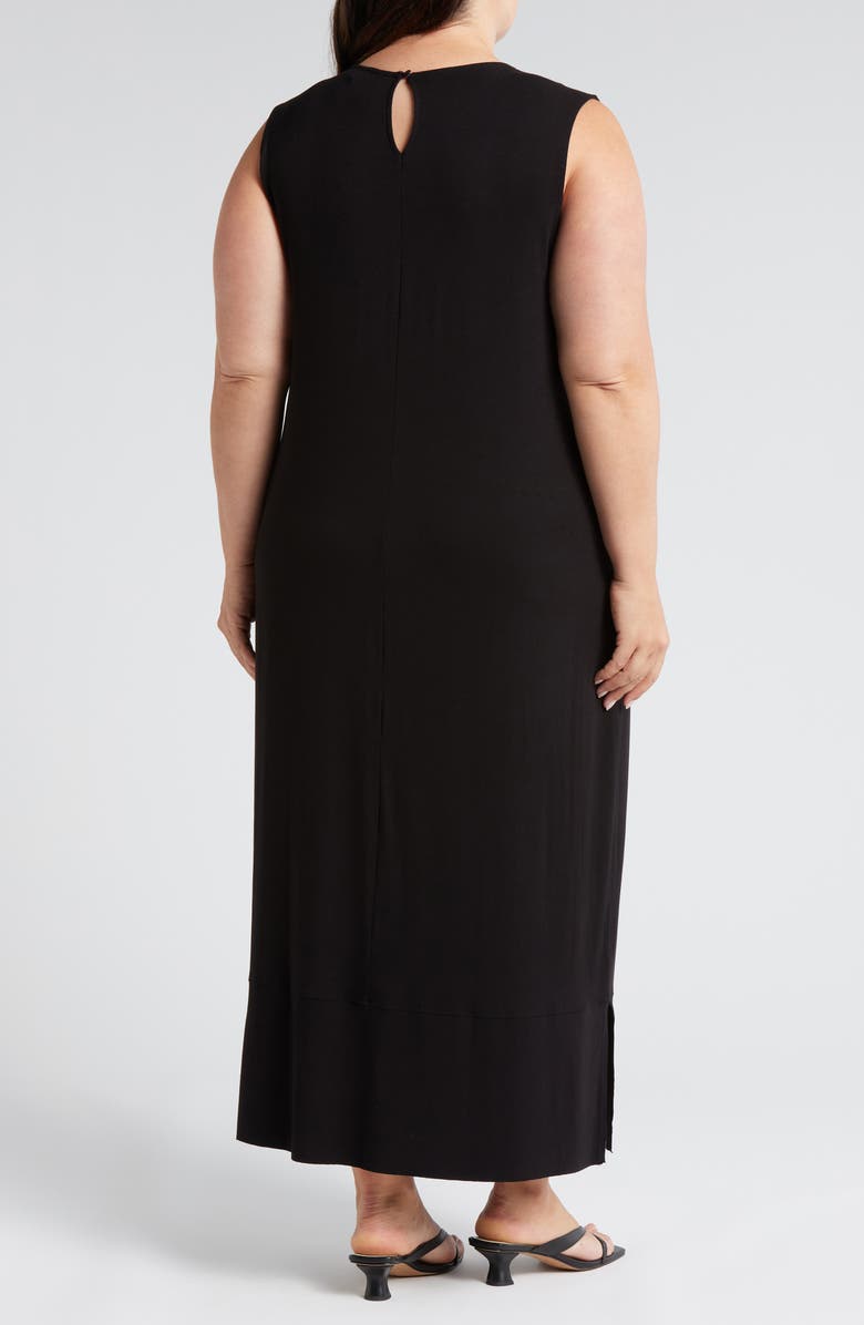 Universal Standard Claremont Midi Shift Dress, Alternate, color, Black