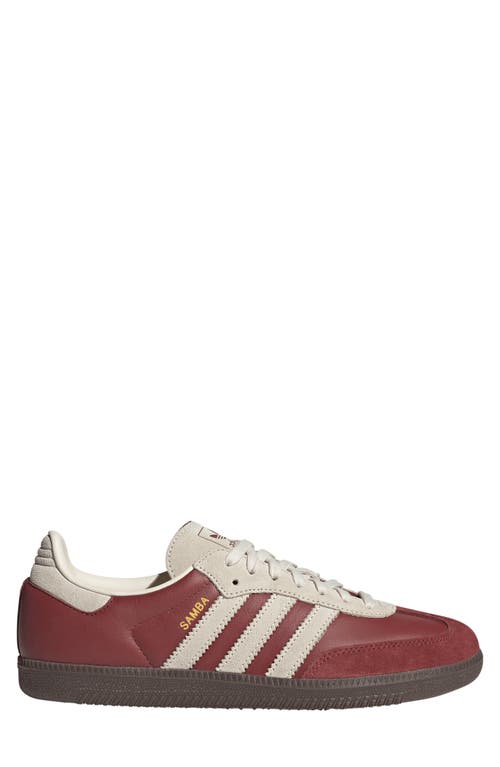 Adidas Originals Adidas Gender Inclusive Samba Og Sneaker In Ruby/cream White/gum