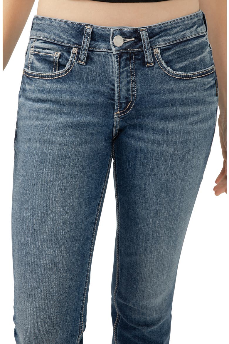 Britt Low Rise Capri Jeans, Alternate, color, INDIGO