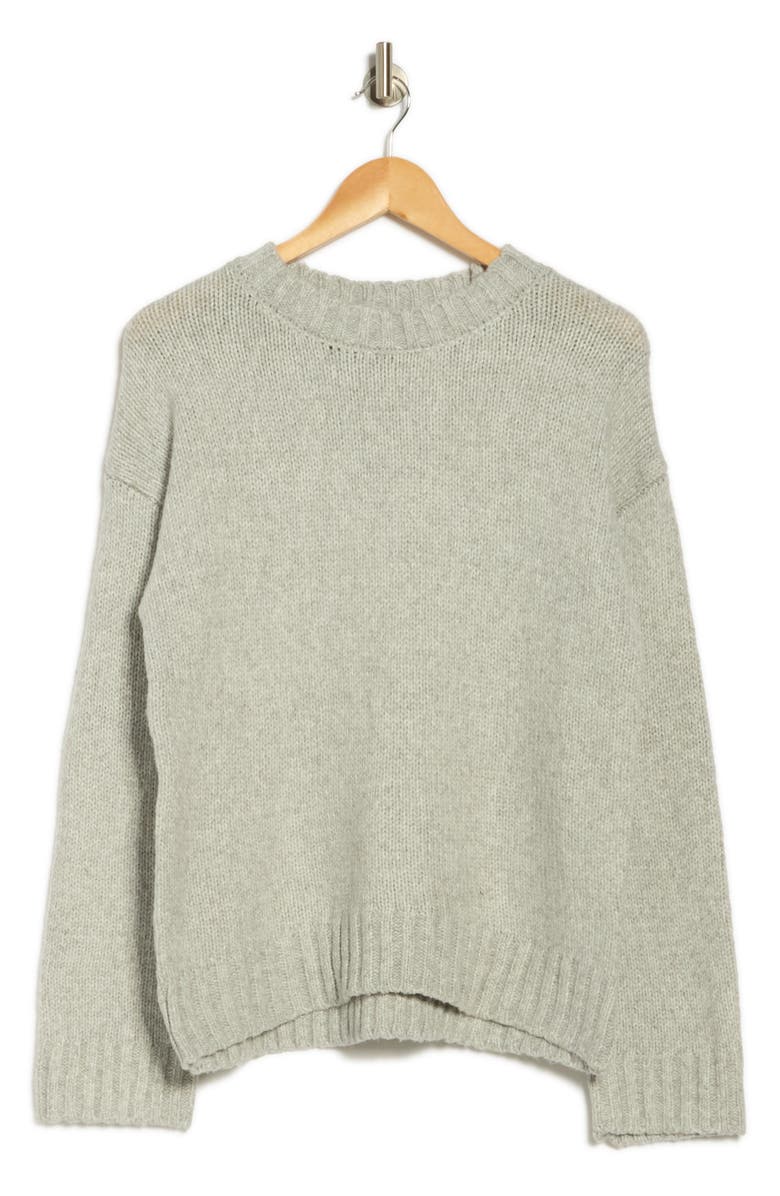 Vigoss Cozy Crewneck Sweater, Alternate, color, Grey