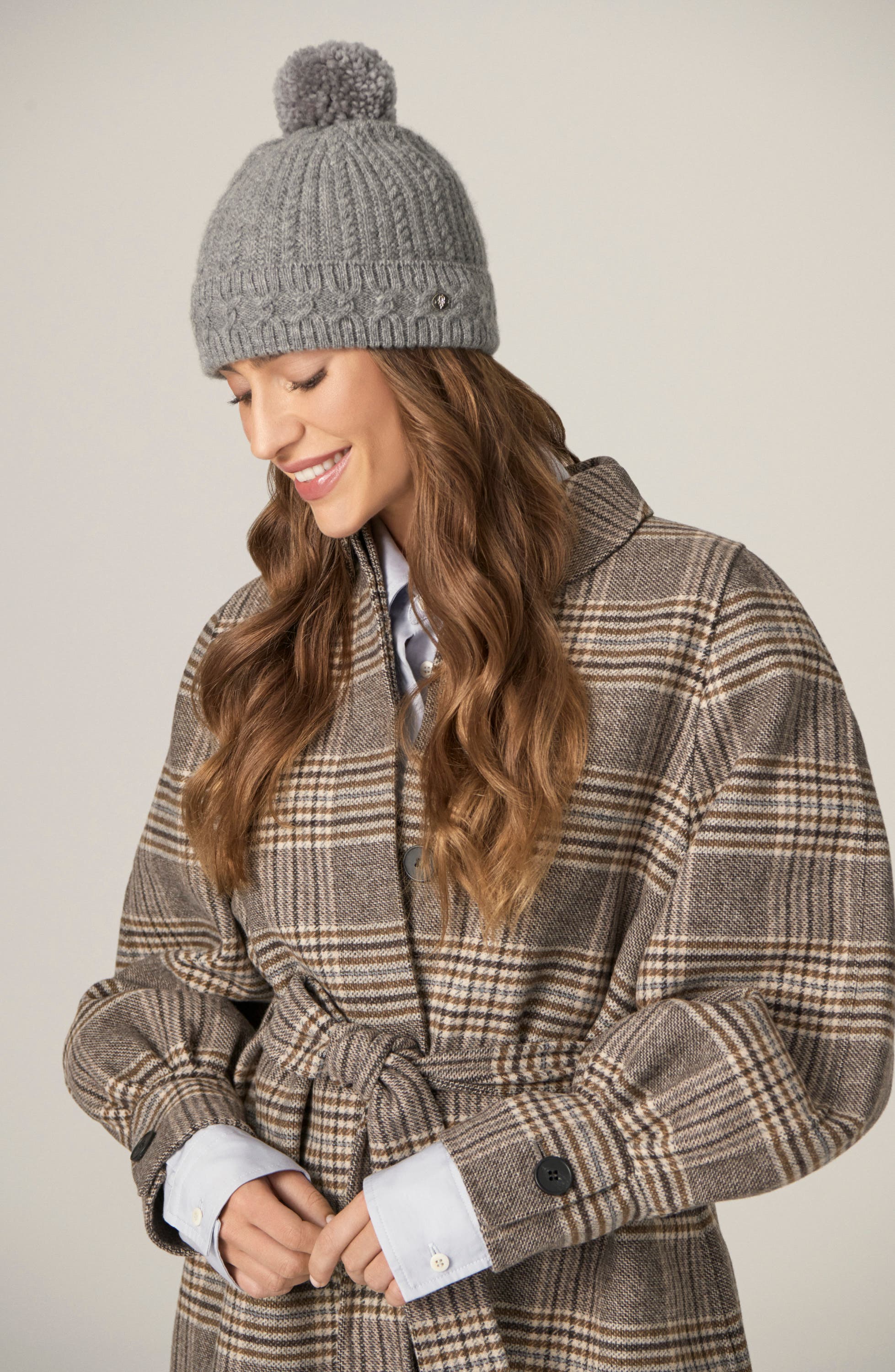 Annette Cashmere Pom Beanie
