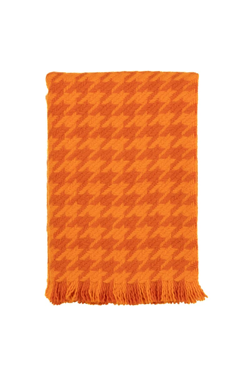 Prince of Scots Southampton Home Naturally Weighted Houndstooth Throw, Alternate, color,