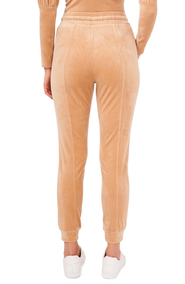 1.STATE Velour Pants, Alternate, color, Cappuccino