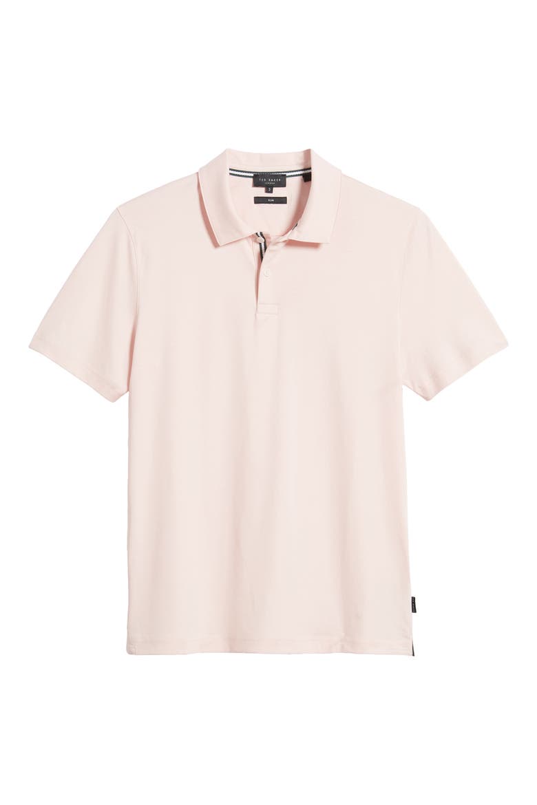 Zeiter Cotton Polo, Alternate, color, PALE PINK