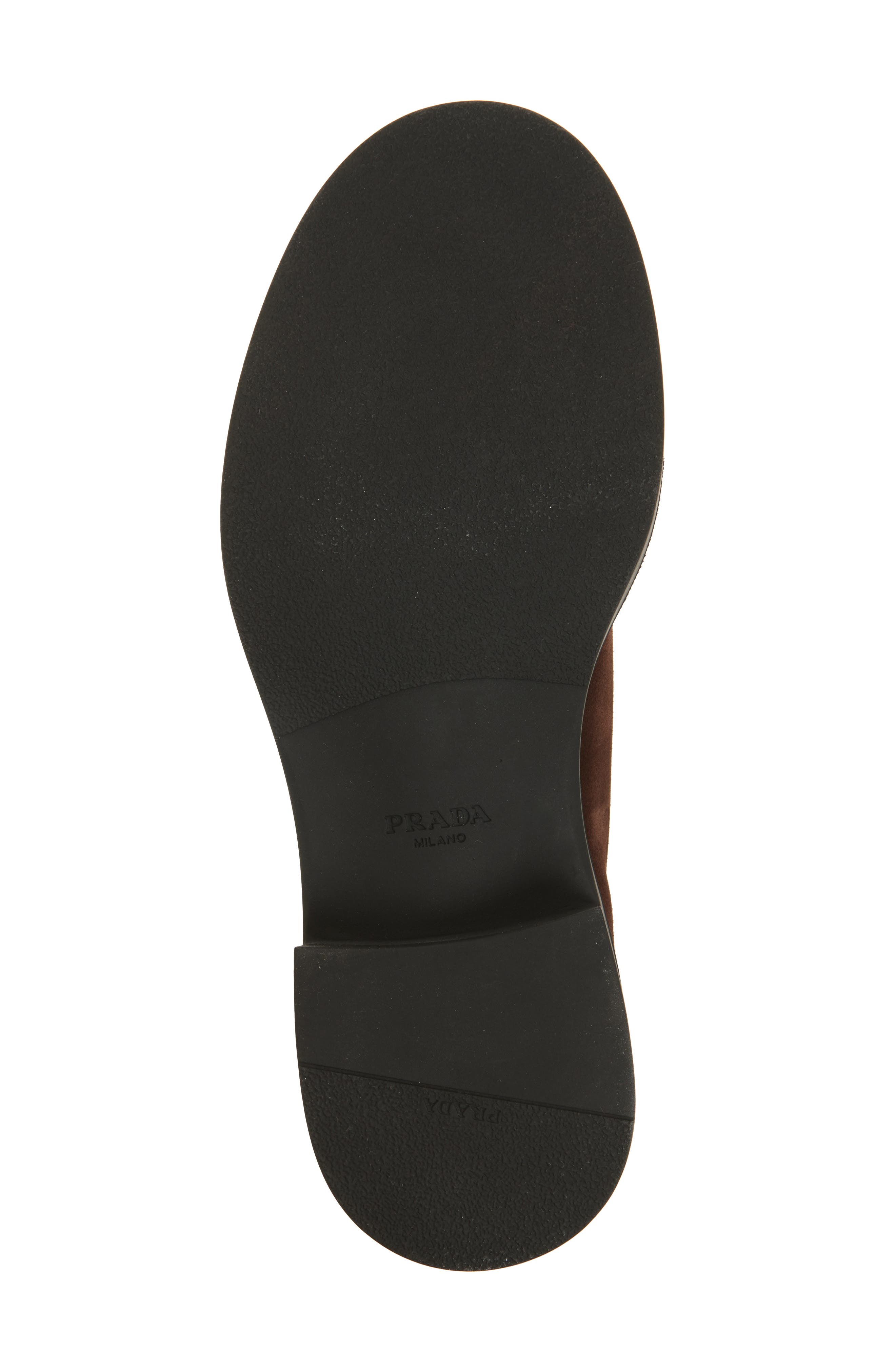 Prada Chocolate Derby, Alternate, color, Moro