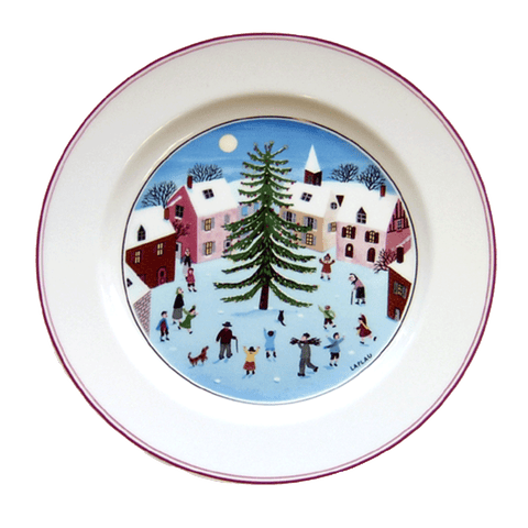 Naif Christmas Salad Plate