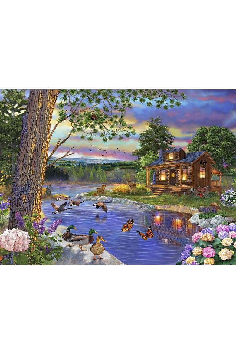 Peace River 1000 piece Jigsaw Puzzle for Adults, Alternate, color, Multicolor