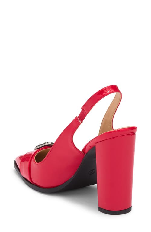 Wild Diva Lounge Amore Slingback Pump In Red