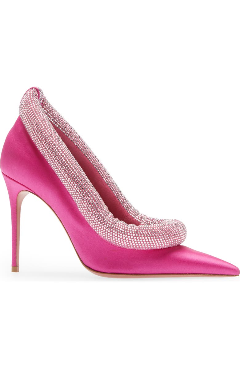 Amina Muaddi Yoon Crystal Topline Pump, Alternate, color,