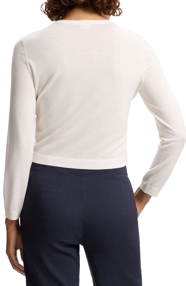 Theory Crop Merino Wool Cardigan, Alternate, color, 