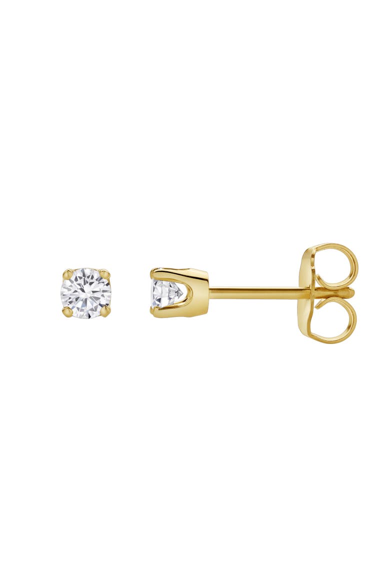 Seraph 0.2 Ct TW Lab Grown Round Diamond Studs 14K Gold Earrings, Alternate, color, 14K Yellow Gold