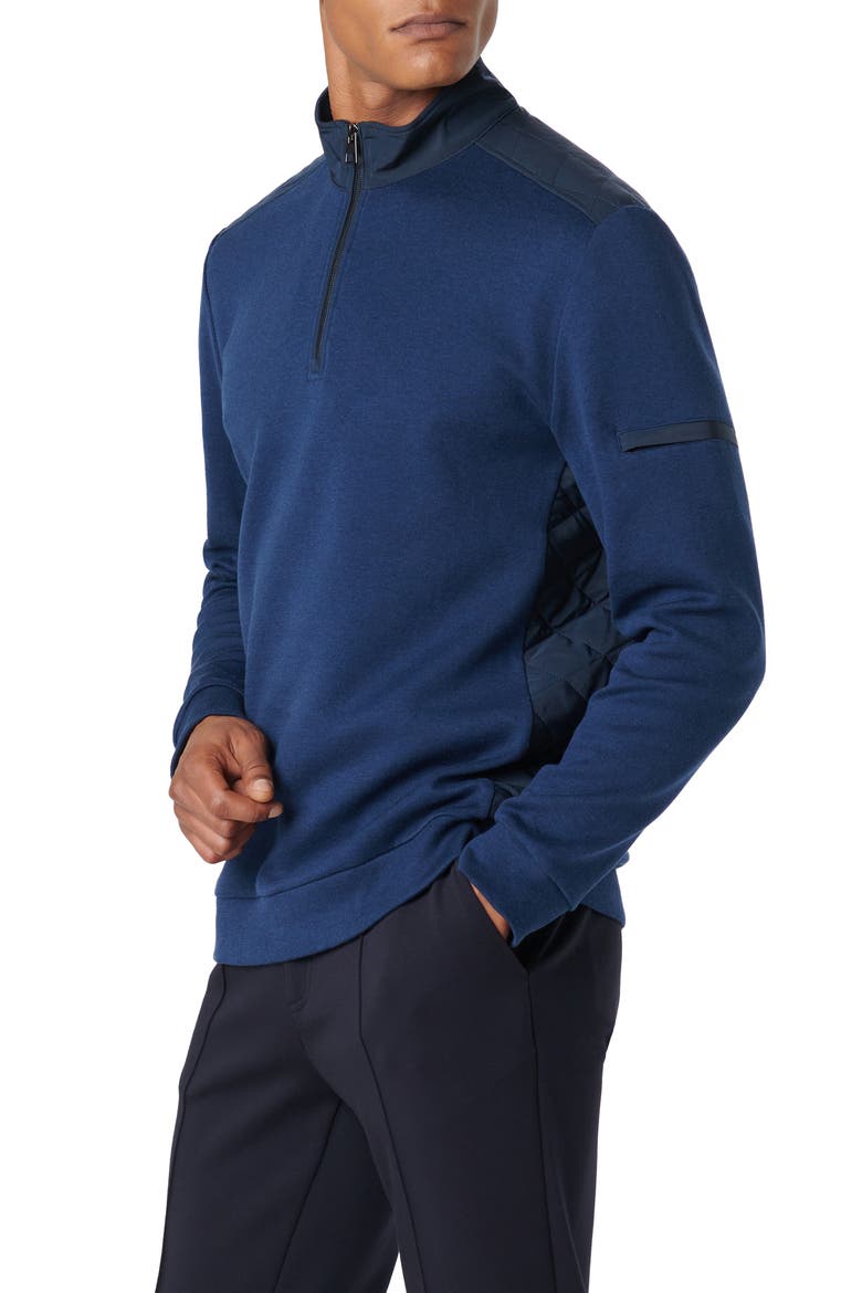 Quarter Zip Pullover, Alternate, color, NAVY