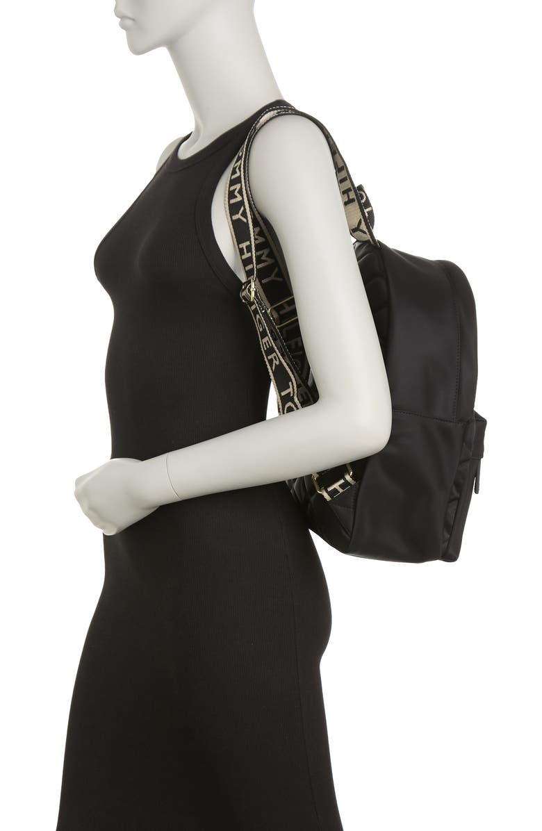 Tommy Hilfiger Cate Quilted Nylon Backpack, Alternate, color,