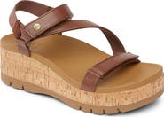 Reef Cushion Tide Higher Ankle Strap Platform Wedge Sandal