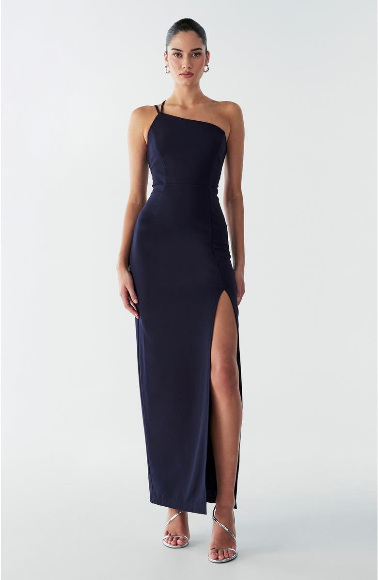 BWLDR Boston Maxi Dress, Alternate, color, Navy Blue