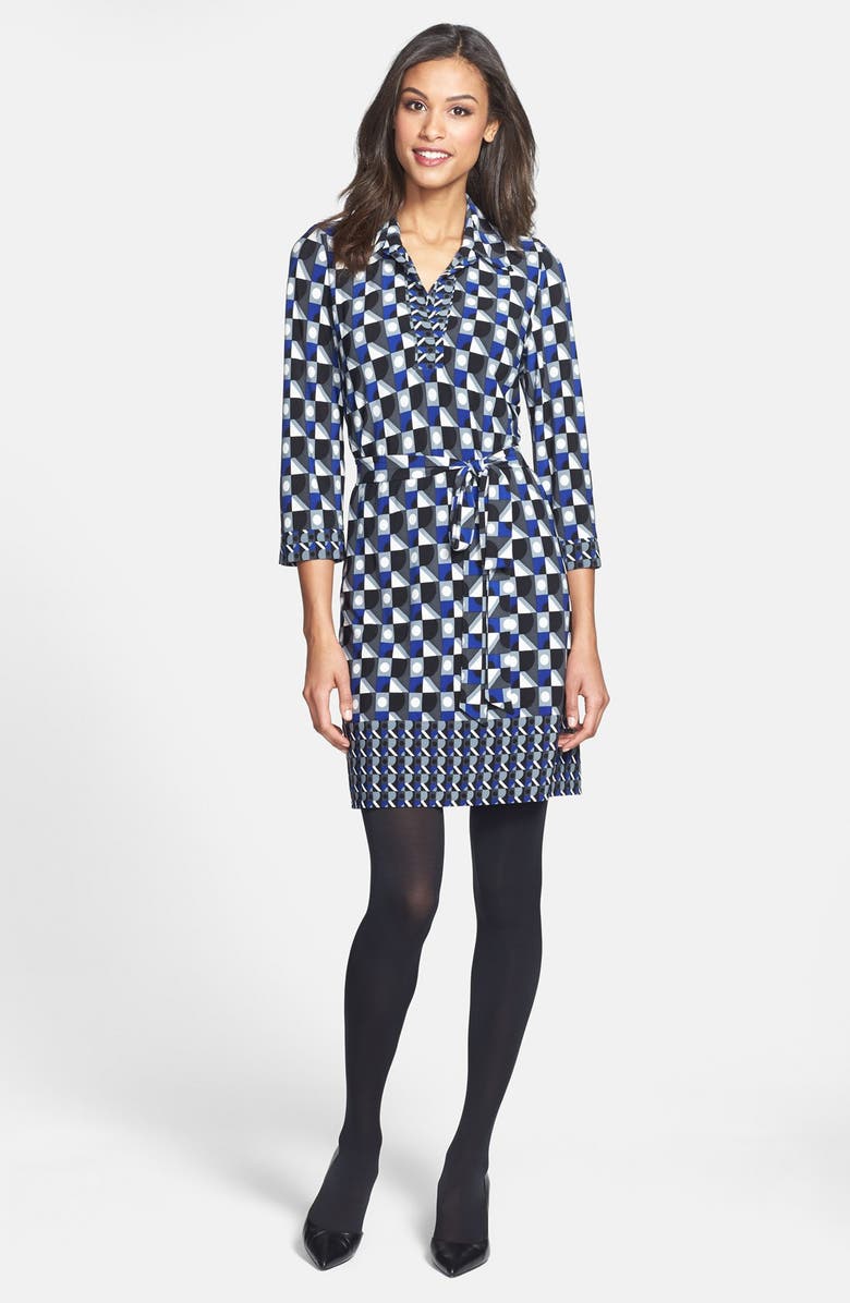 Laundry by Shelli Segal Matte Jersey Shirtdress, Alternate, color, 