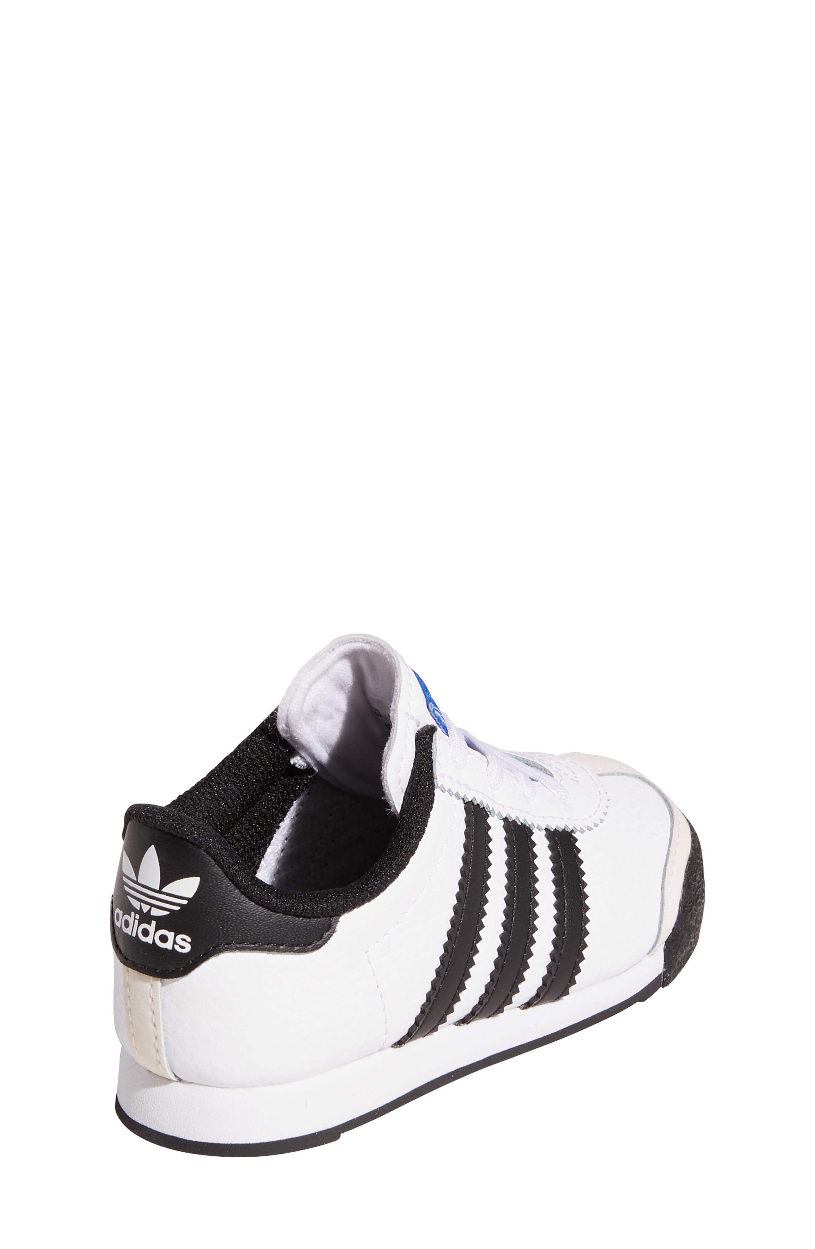 adidas Kids' Samoa Sneaker, Alternate, color, White/ Black