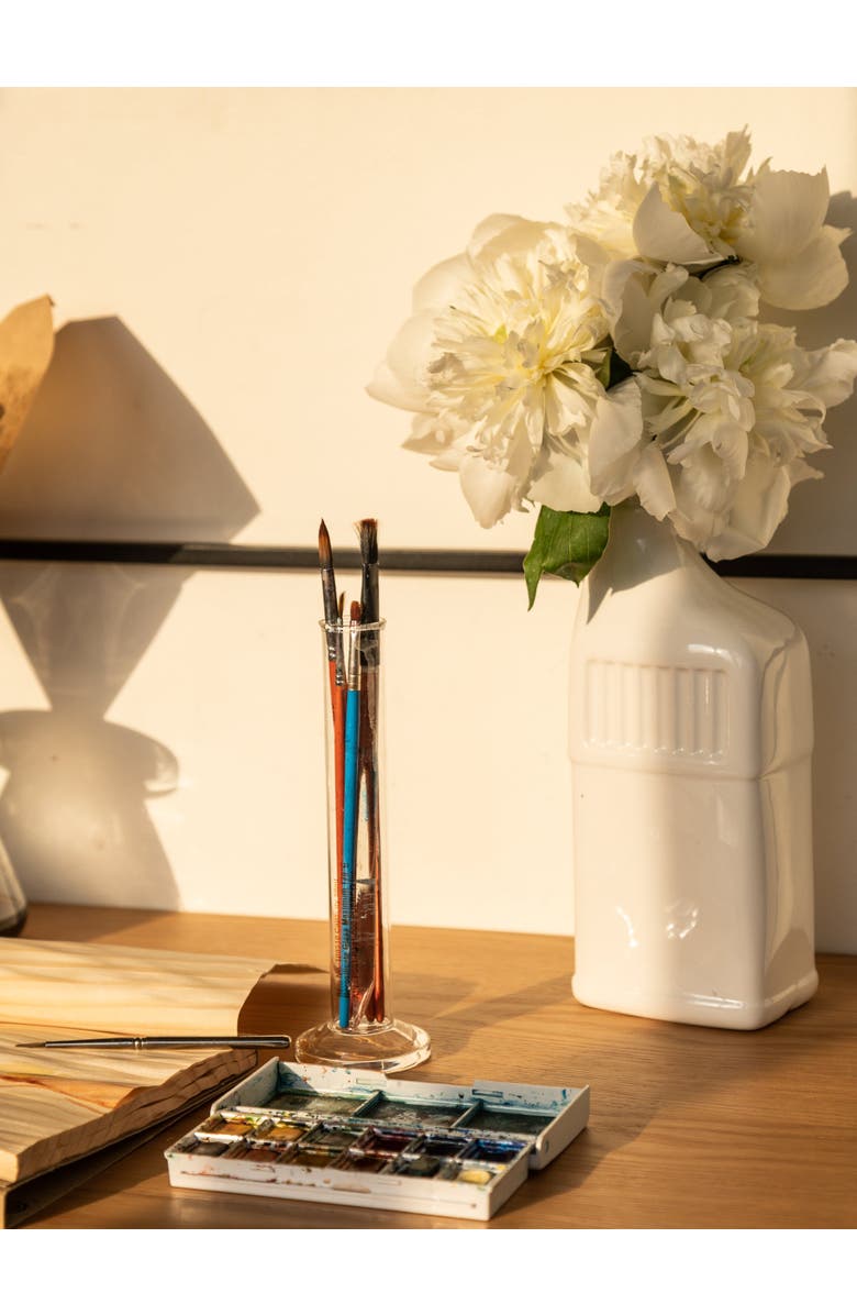 PUEBCO Single Flower Vase, Alternate, color, Clear