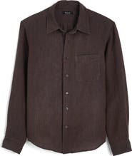 Madewell Linen & Organic Cotton Button-Up Shirt