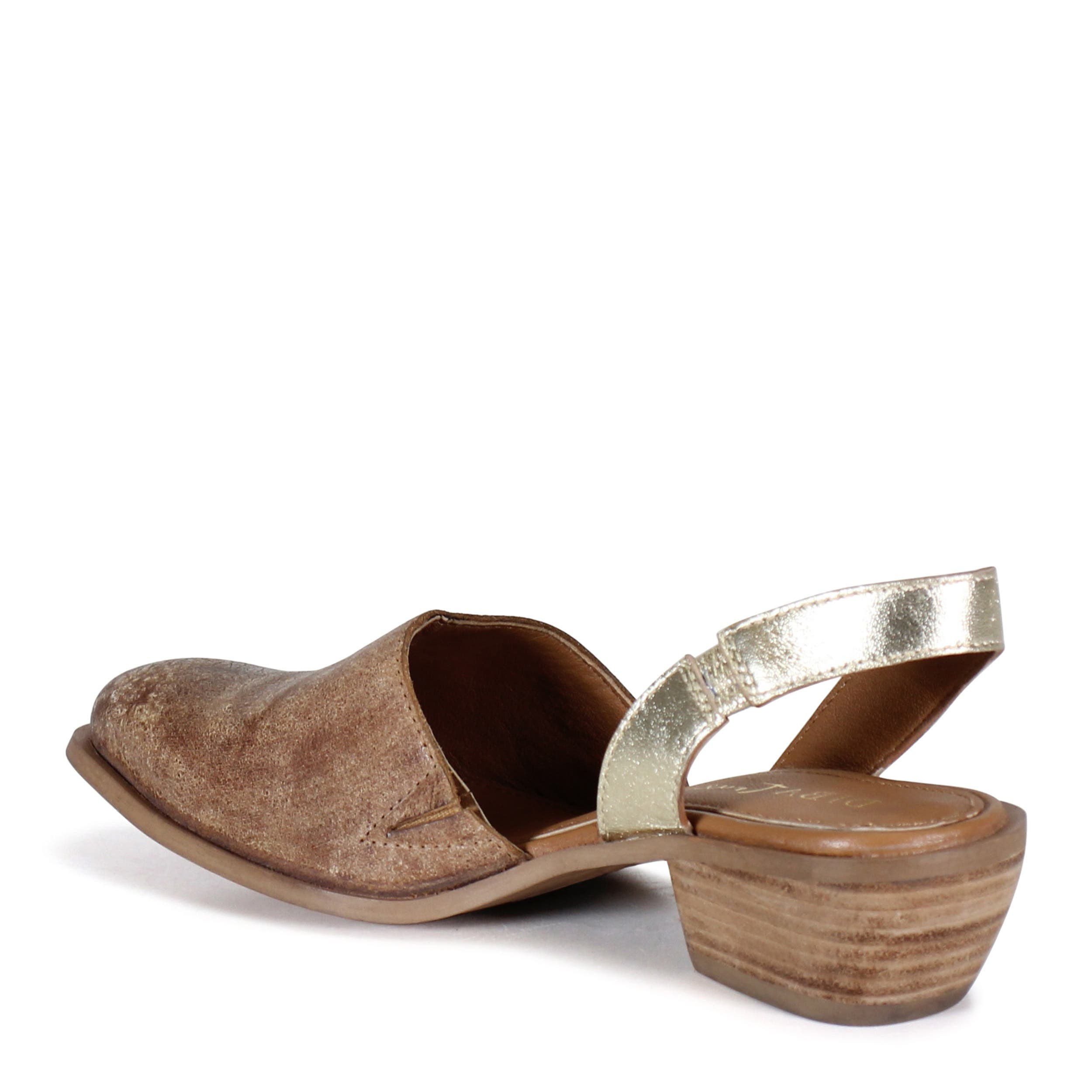 PRI ORITY Leather Sling Back Western Shoe - image 4