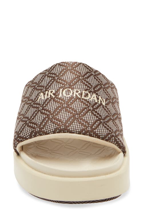 Jordan Sophia Slide Sandal In Brown
