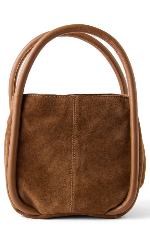 Barlow Leather Bucket Bag