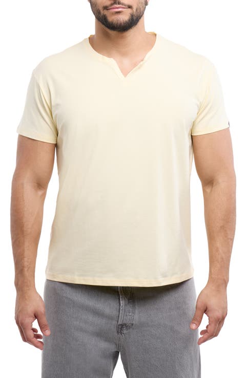 Split Neck T-Shirt
