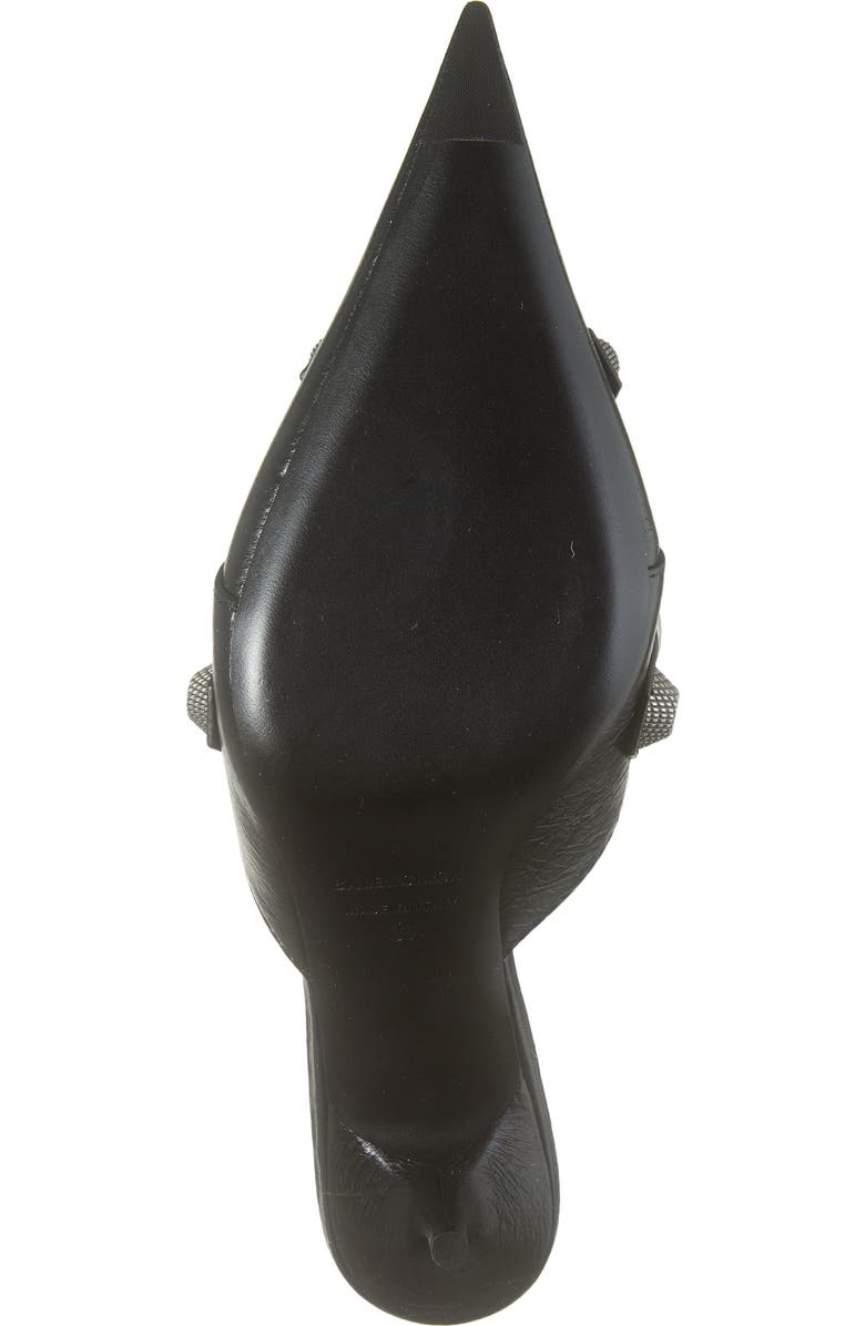 Balenciaga Cagole Pointed Toe Mule, Alternate, color,