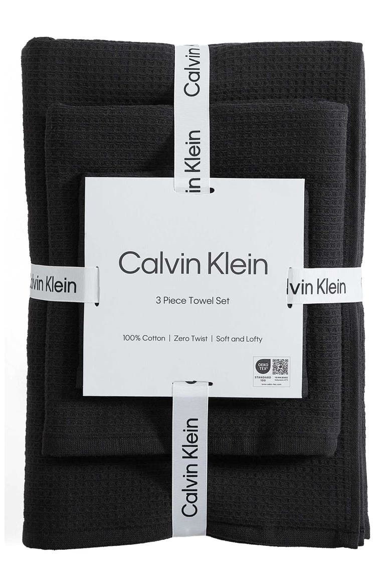 Eternity 6-Piece Towel Set, Alternate, color, BLACK