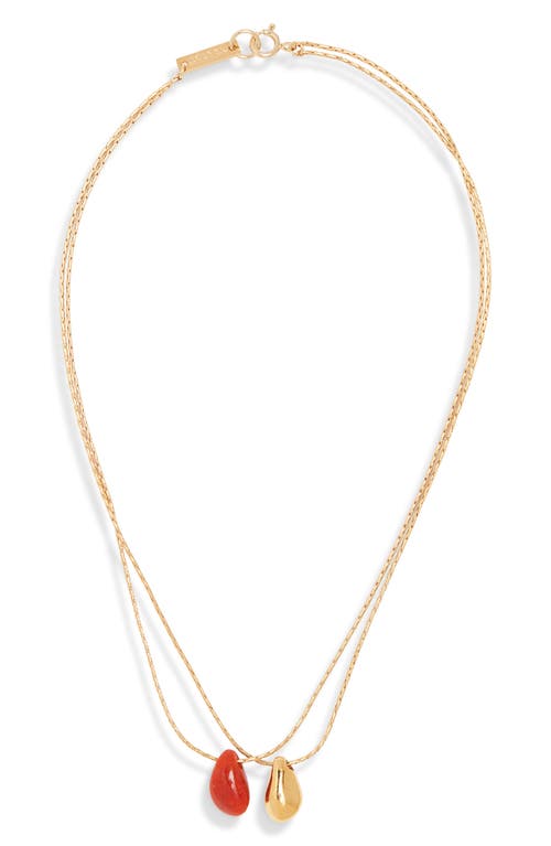 Isabel Marant Imala Double Strand Pendant Necklace