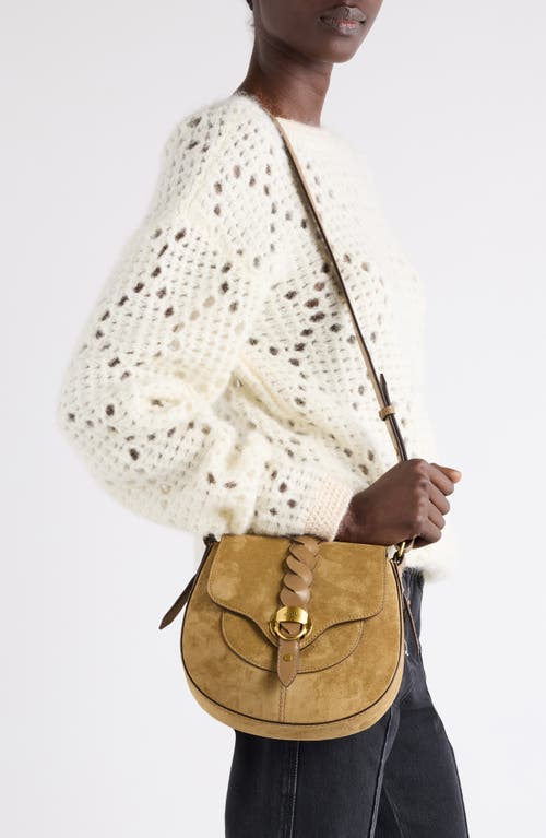 Isabel Marant Small Altay Suede Shoulder Bag In Brown