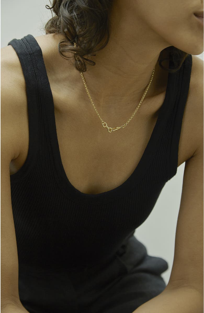 Otiumberg 14kt Gold Vermeil Locked Necklace, Alternate, color, 