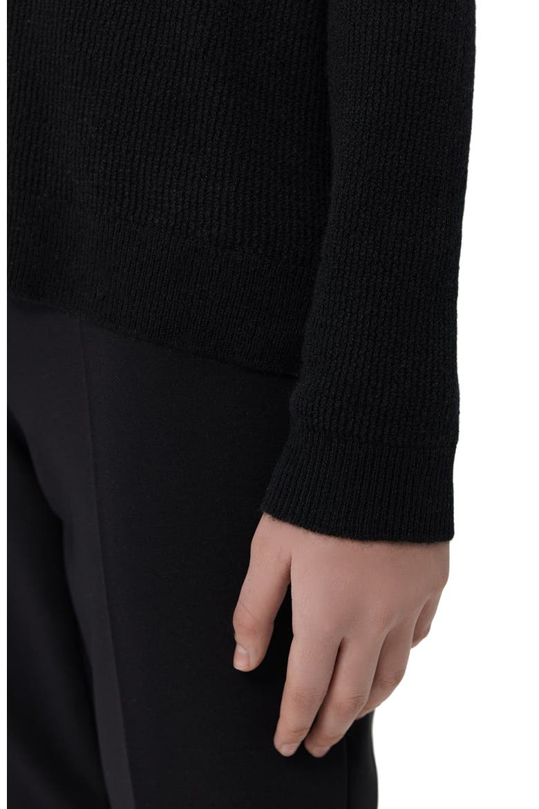 Women's Cashmere Polo, Alternate, color, black