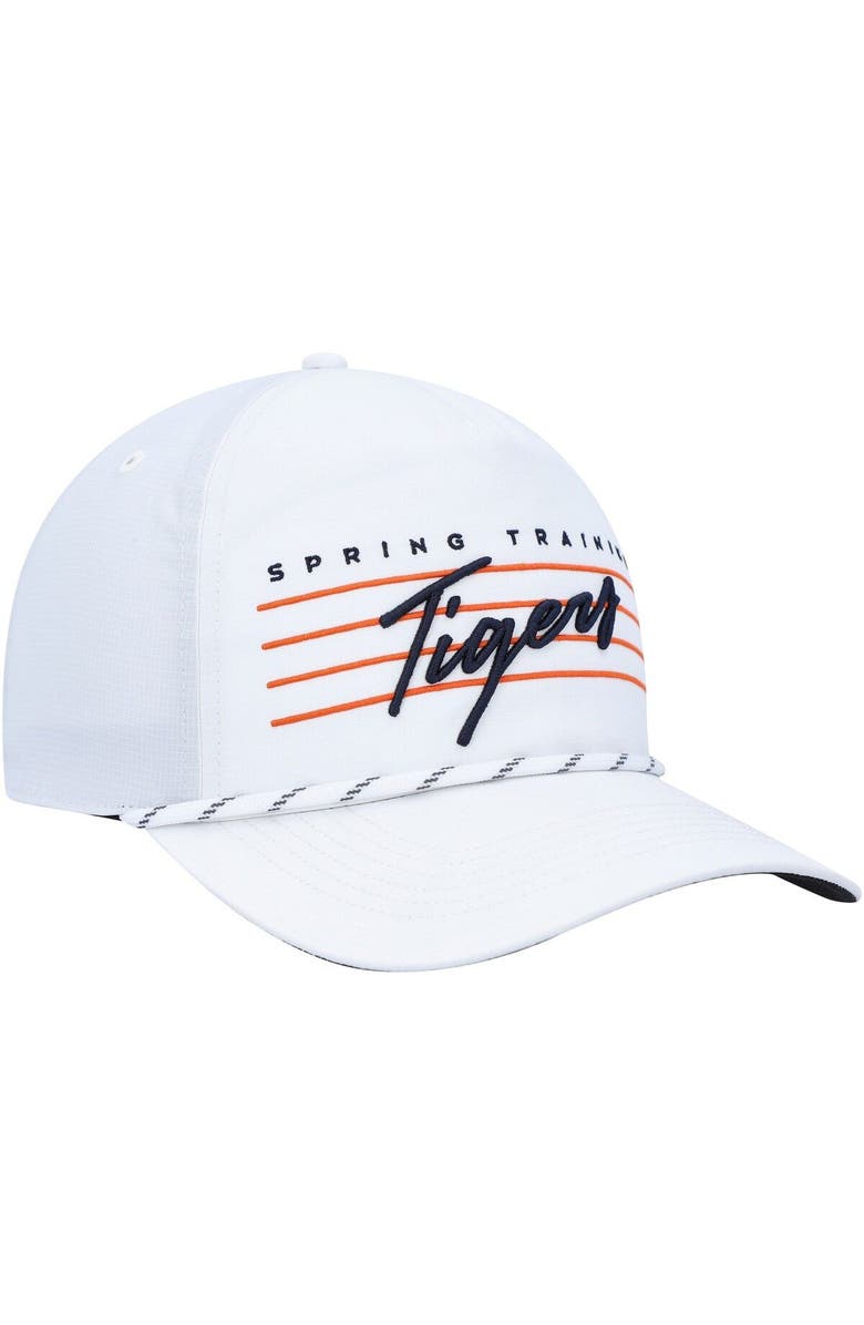 '47 Men's '47  White Detroit Tigers Downburst Hitch Snapback Hat, Alternate, color, 