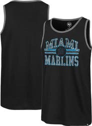'47 Men's '47 Black Miami Marlins Winger Franklin Tank Top