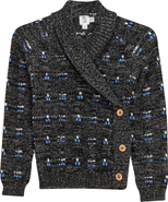 Mr. Mr. Shawl Collar Textured Cable Knit Cardigan