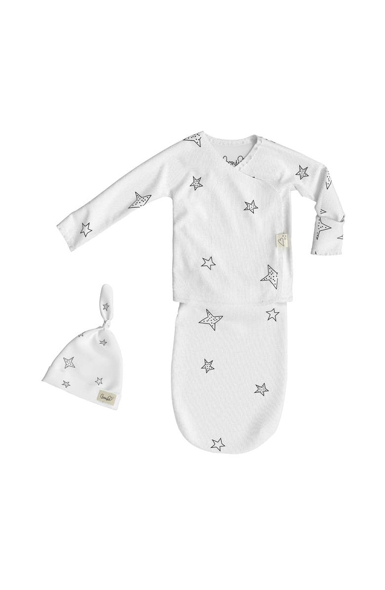 Bonsie Baby Skin to Skin Girl or Boy, Bag and Hat Set, Main, color, Stars
