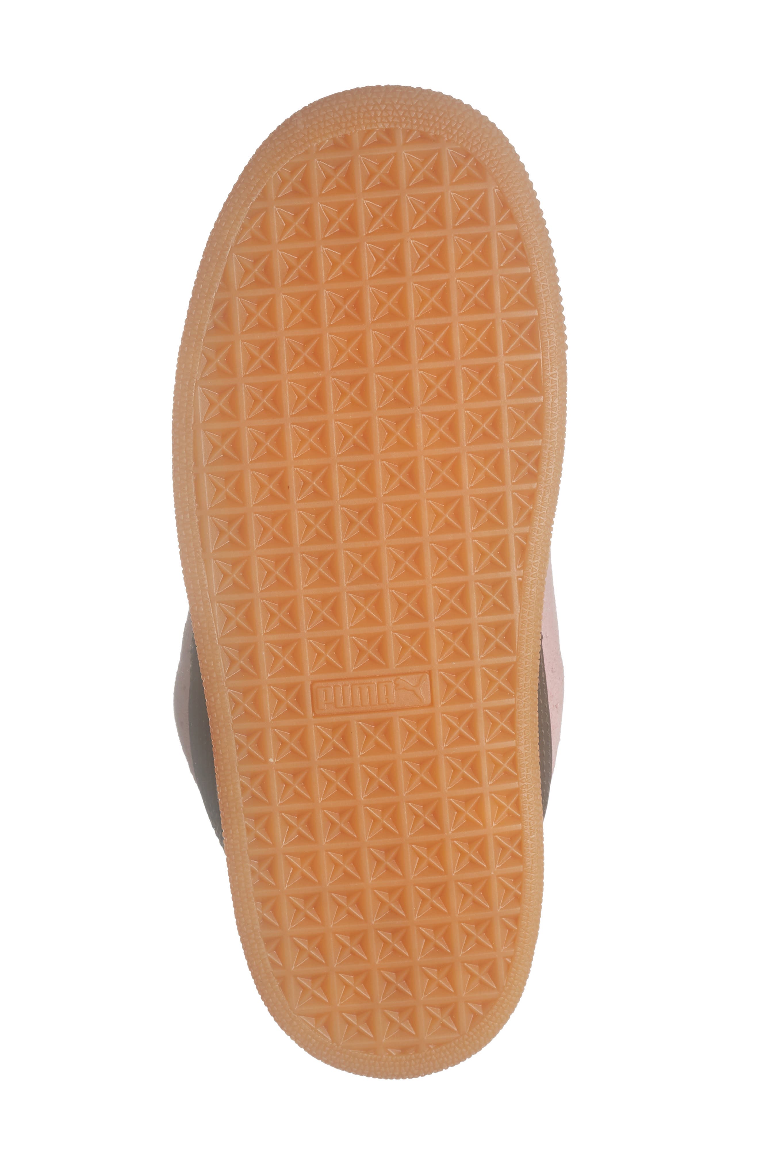 Kids' X-Large Skate Sneaker, Alternate, color, PEACH SMOOTHIE/ BROWN/ IVORY