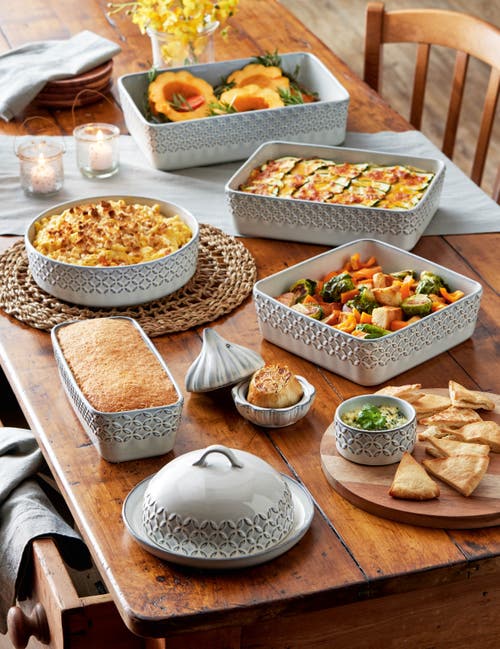 Tag Bistro Brie Baker Grey Oven-safe Baking Dish For Entertaining In Gray