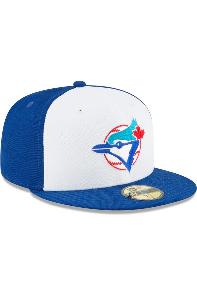 Men's New Era White Toronto Blue Jays Cooperstown Collection Wool 59FIFTY Fitted Hat, Alternate, color, White