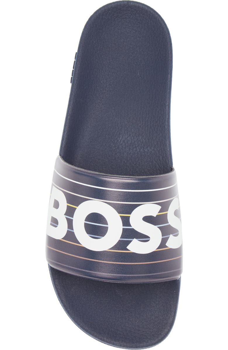 BOSS Bay Slide Sandal, Alternate, color, Open Blue