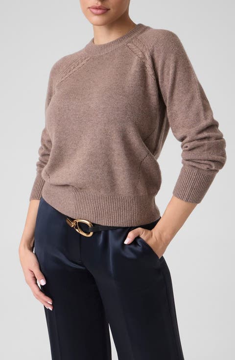 Helsinki Crewneck Cashmere Blend Sweater