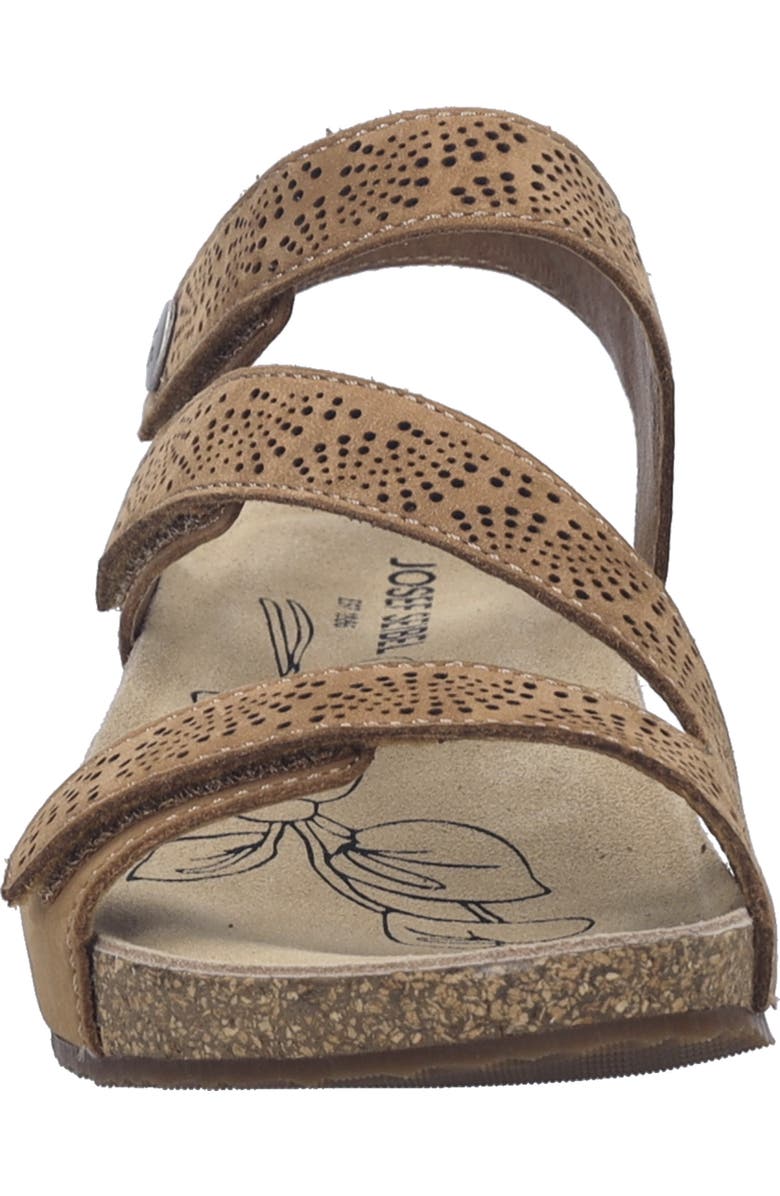 Josef Seibel Tonga 78 Ankle Strap Platform Wedge Sandal, Alternate, color, Nuss