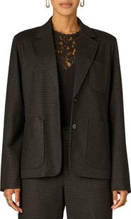 Wit & Wisdom Plaid Blazer